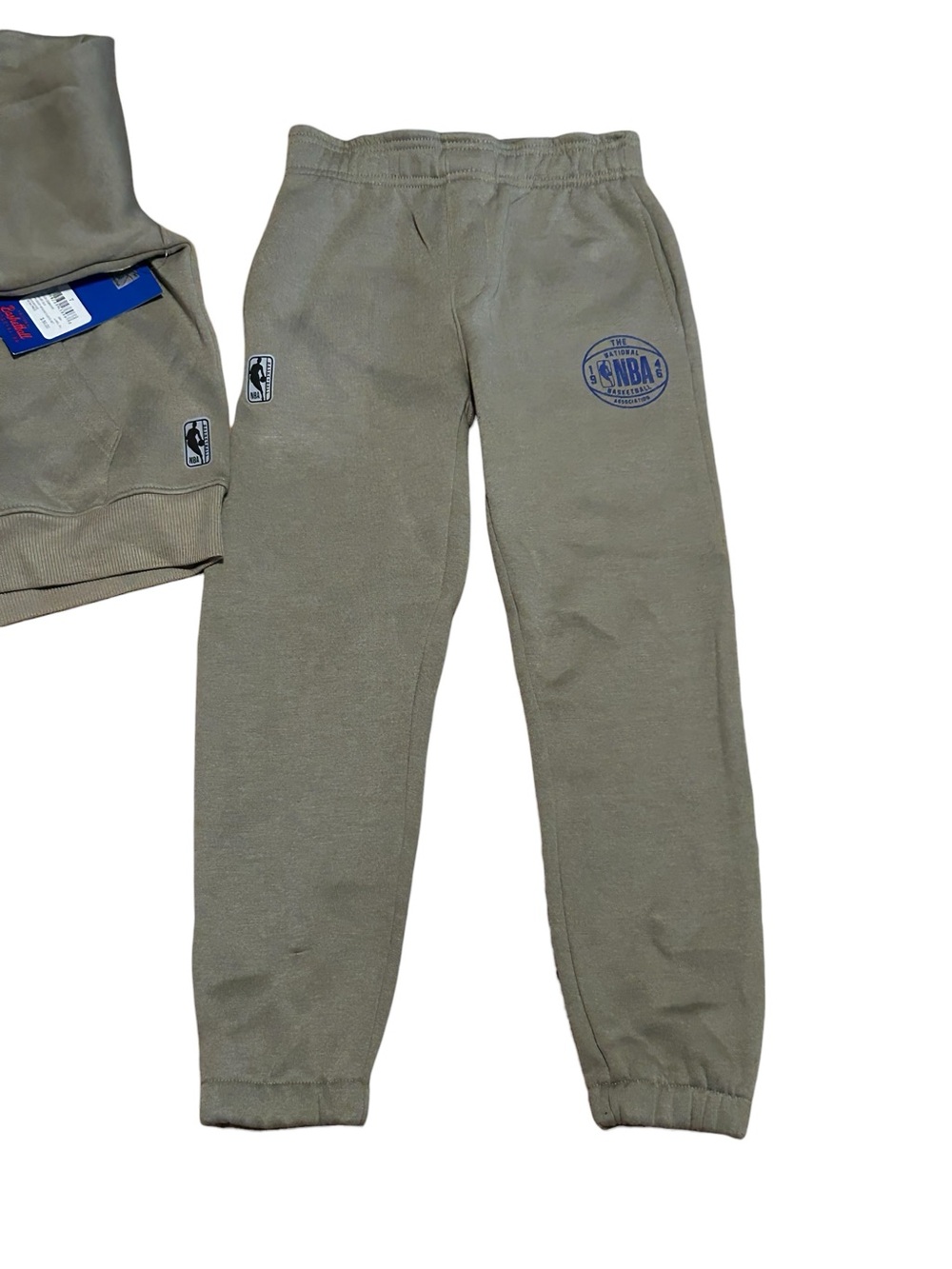 New NBA 2 Piece Hoop Around Fleece Set Sweatpants Hoodie Size 7 - Picture 3 of 4